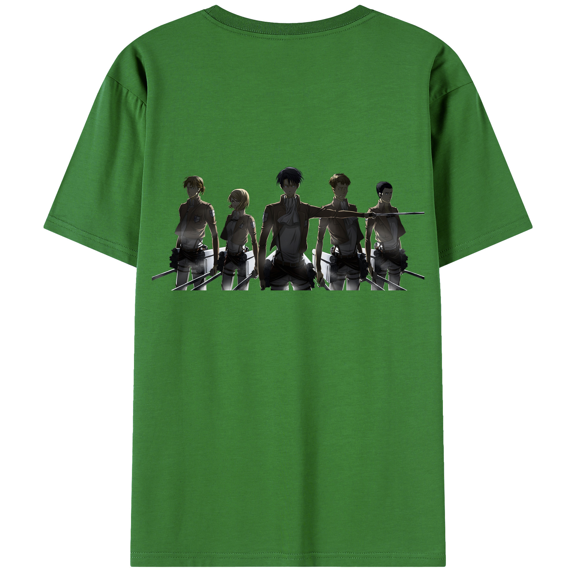 （画像用） 進撃の巨人 Attack on Titan レディース半袖Tシャツ(バックプリント)